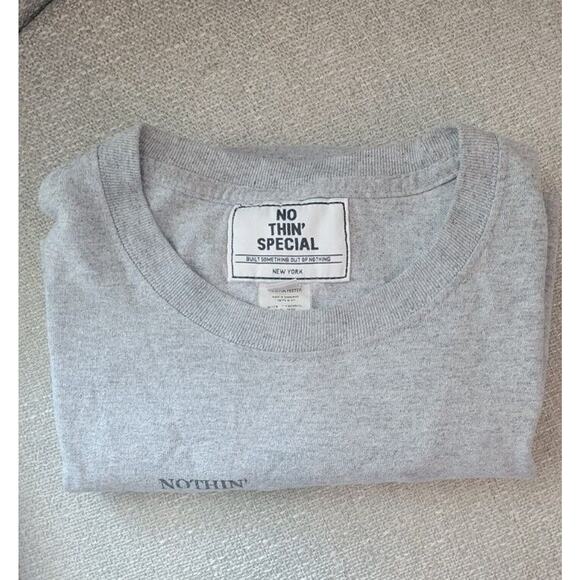 Nothin' Special Babies Graphic T-Shirt Heathered Gray Smoking Joint Small - Picture 6 of 10